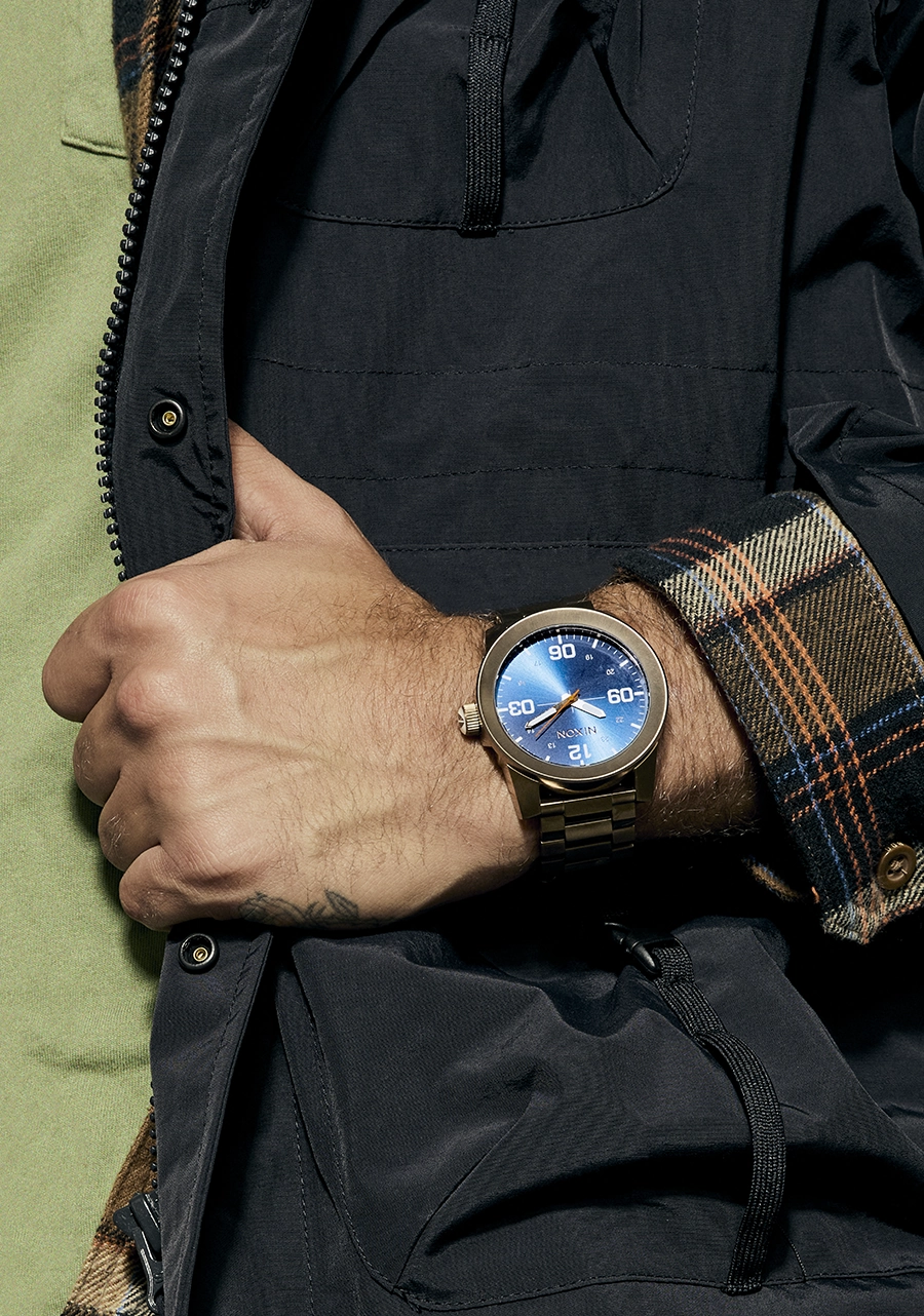 Corporal Stainless Steel - Desert Gold / Arles Blue