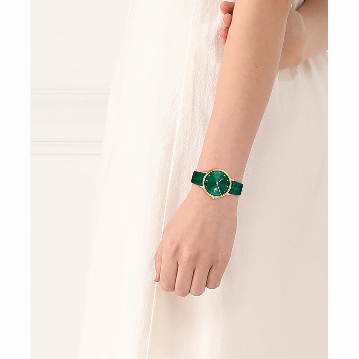 Croc Origin Green Dial & Leather Strap Watch