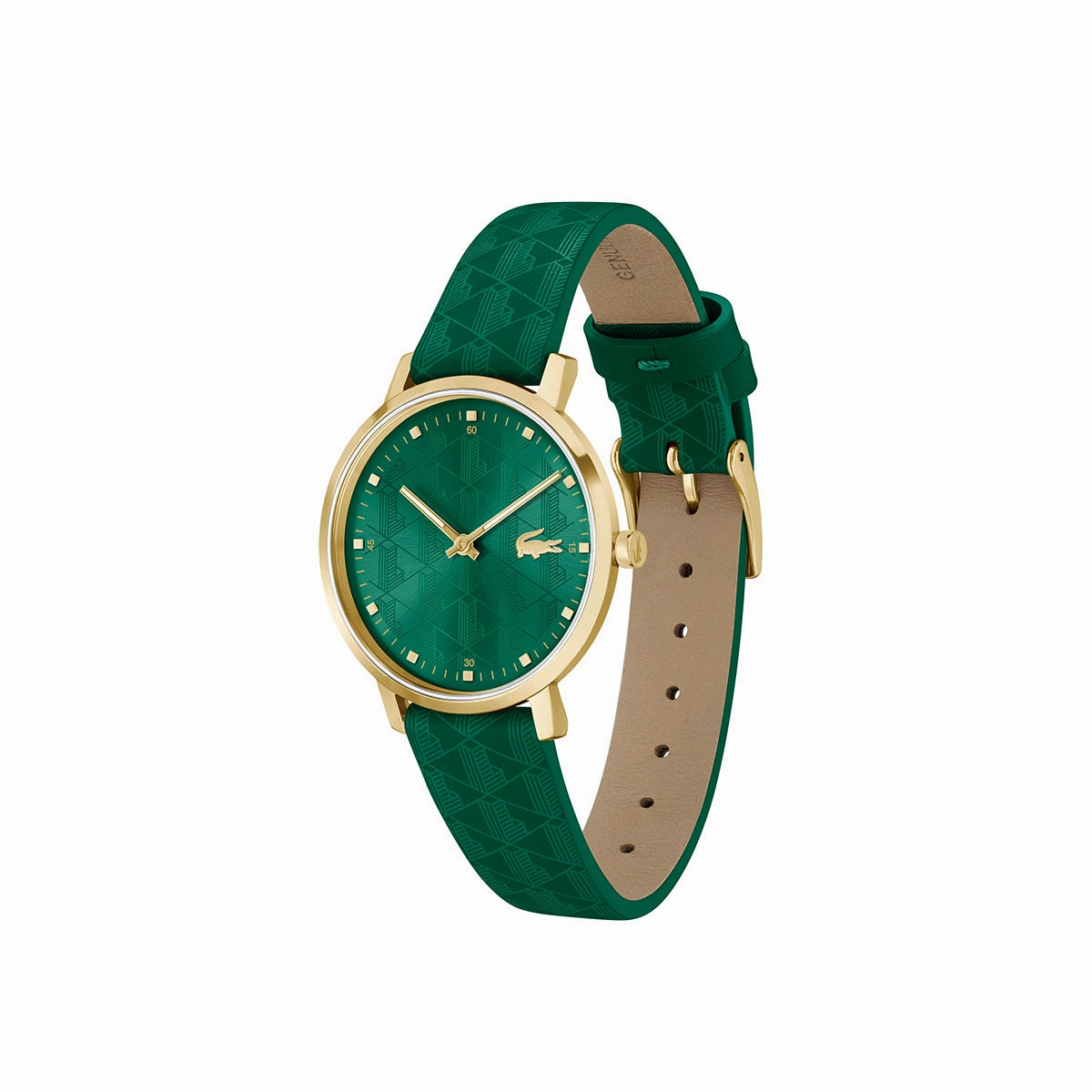 Croc Origin Green Dial & Leather Strap Watch
