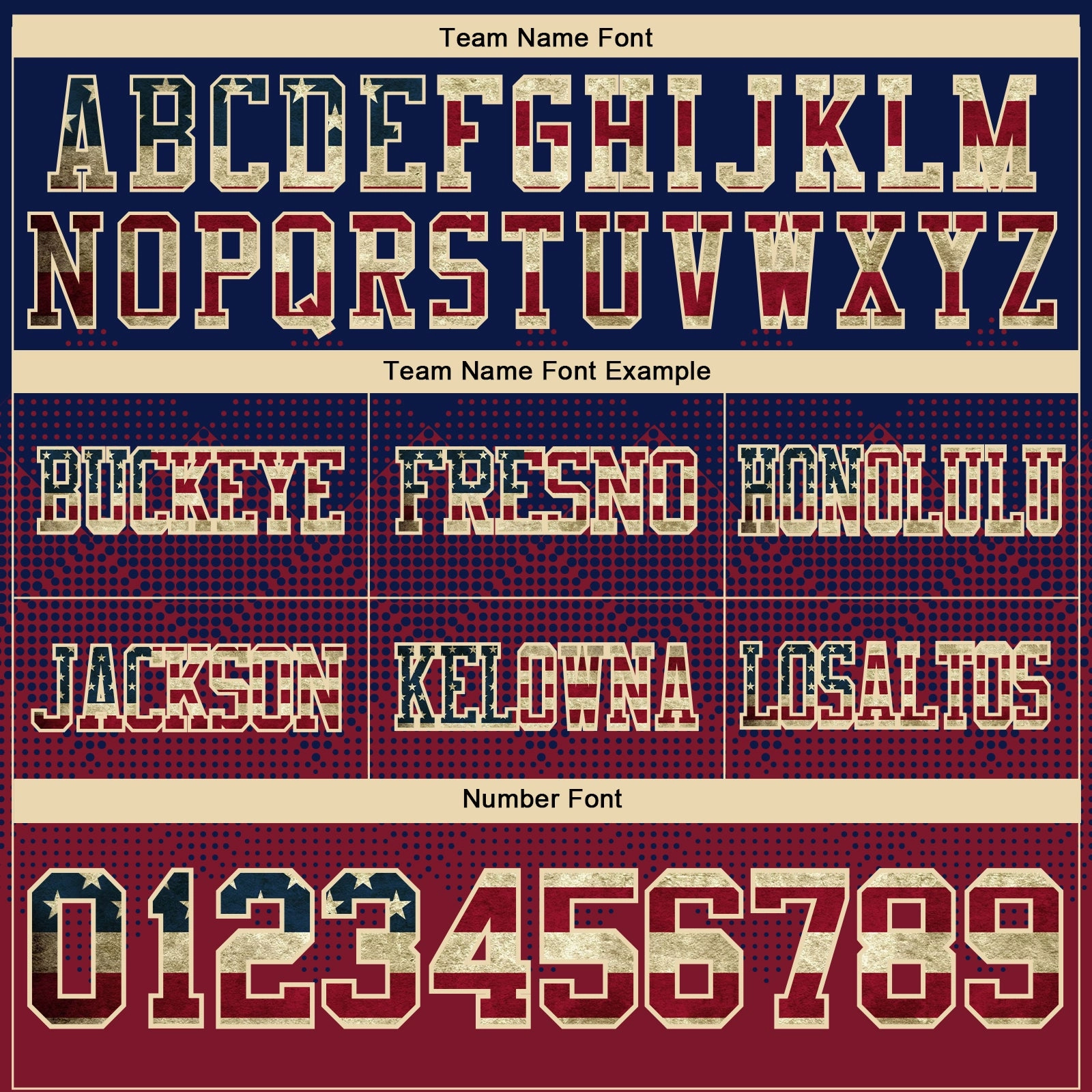 Custom Navy Vintage USA Flag Crimson-Cream Mesh Authentic Gradient Square Shape Flag Football Jersey