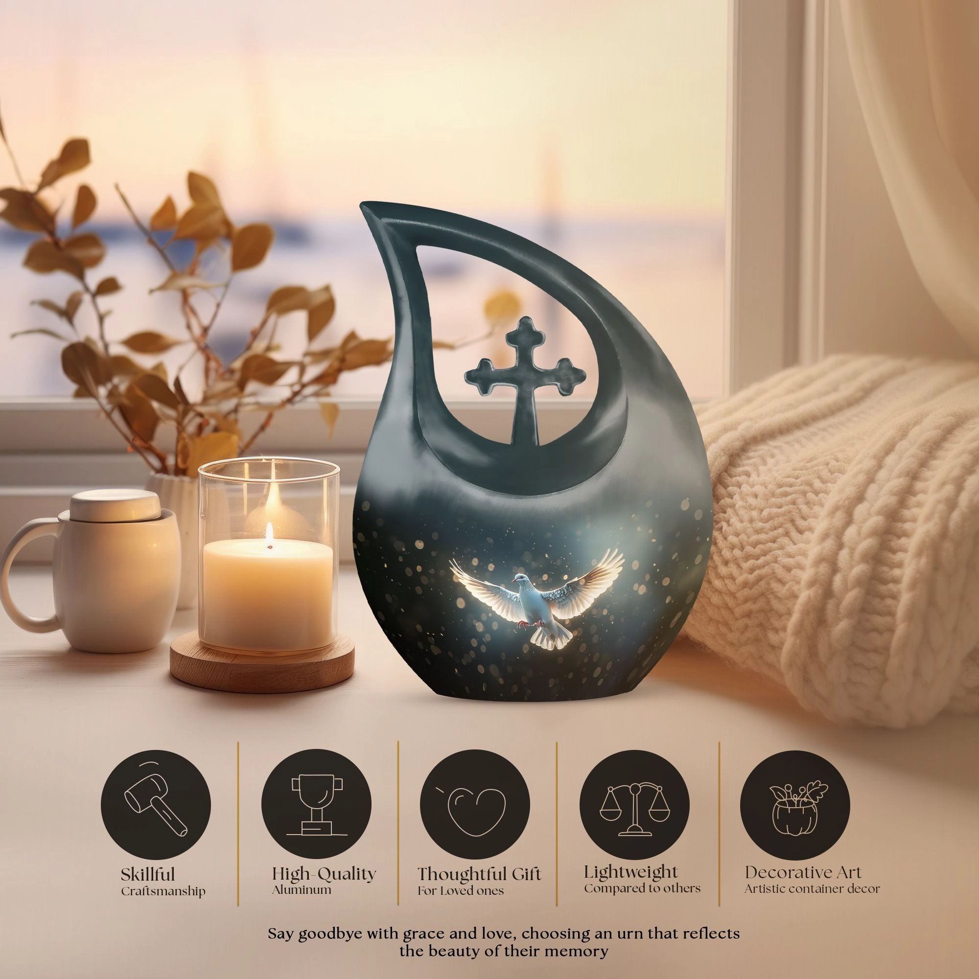 Dove Urn: Timeless Memorial Made for Honouring Loved Ones