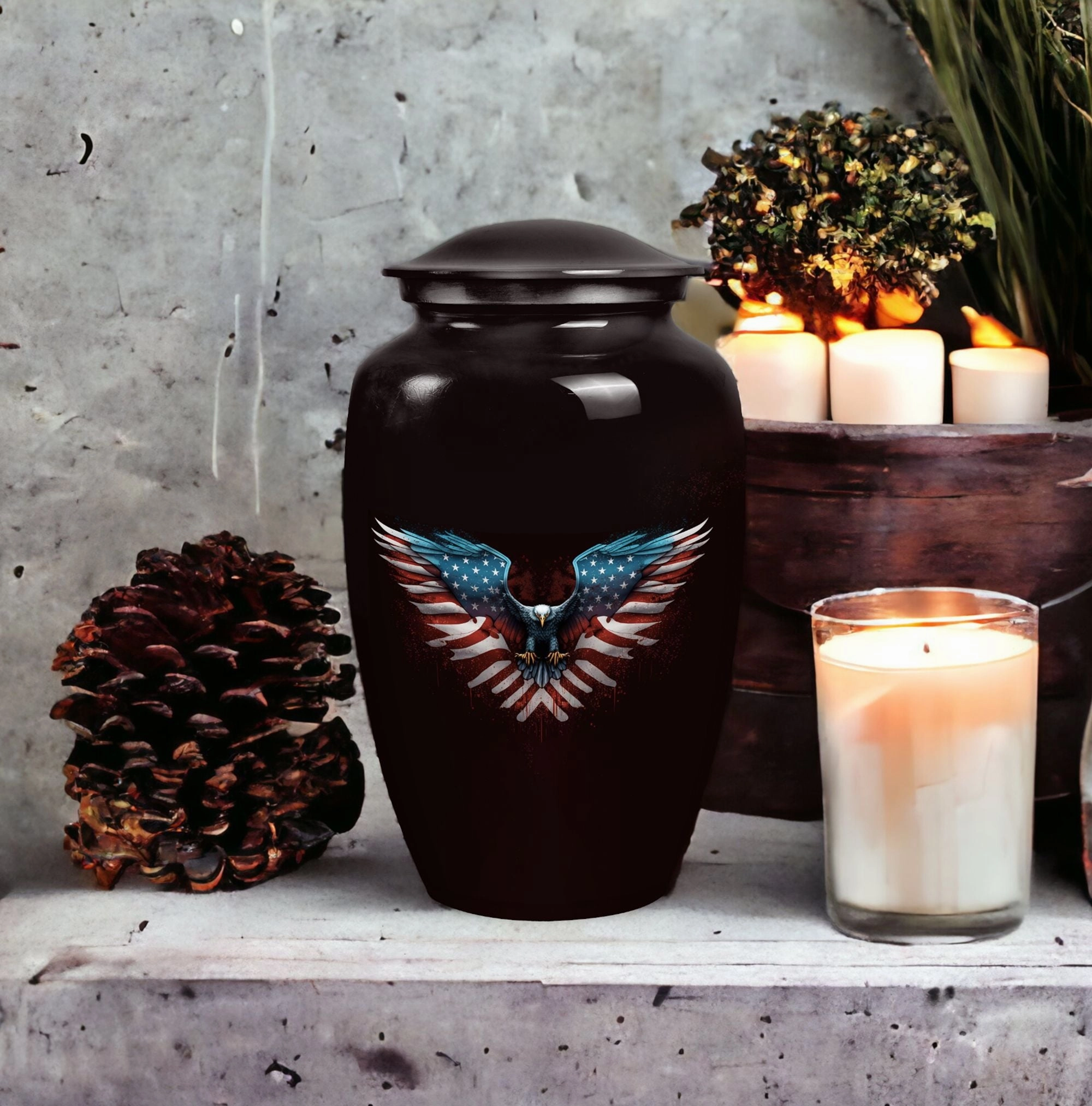 Eagle Tribute: Cremation Urn for Timeless Remembrance of Beloved
