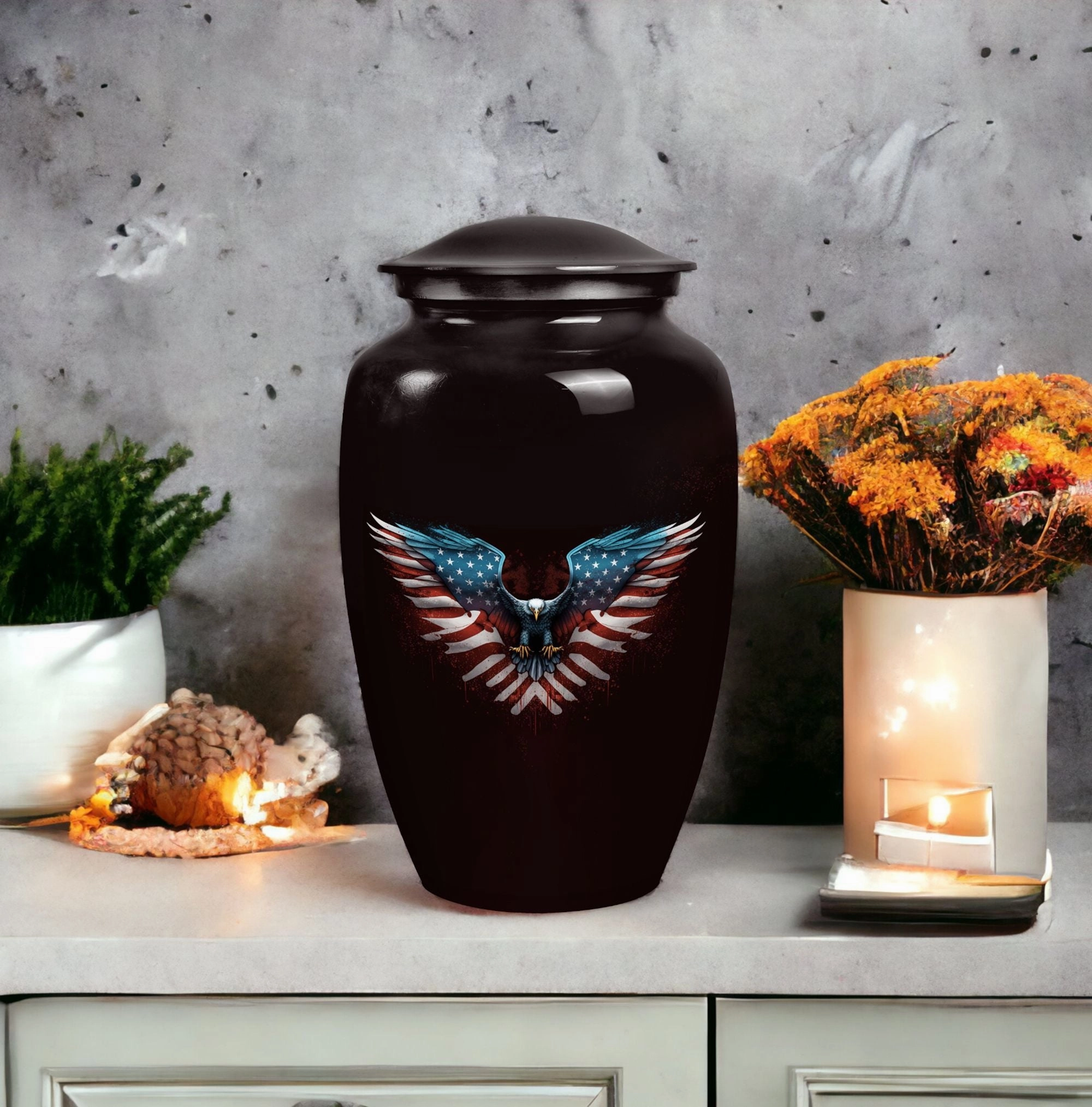 Eagle Tribute: Cremation Urn for Timeless Remembrance of Beloved