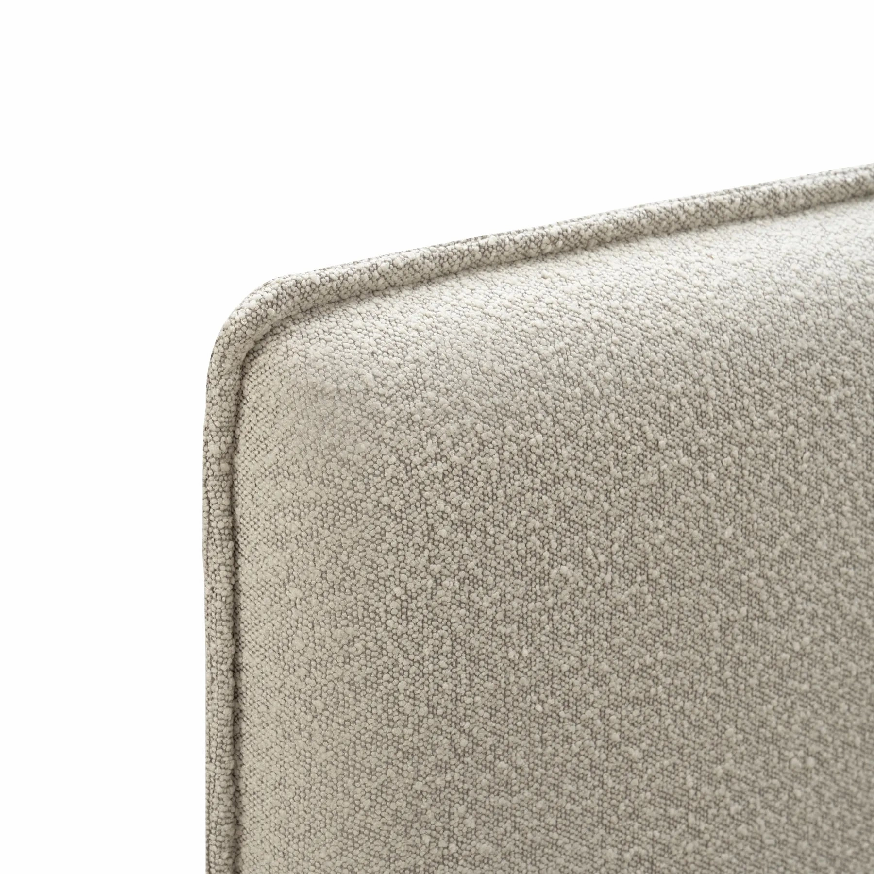 Easton Single Bed Head - Copenhagen Grey