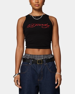 Ed Hardy Women's Electric Tank Black