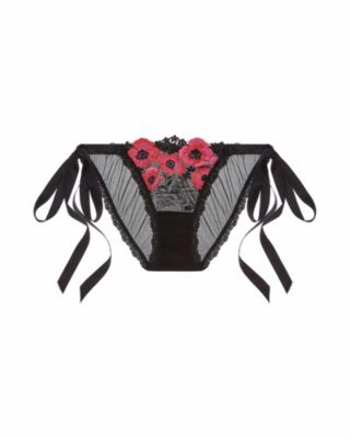 Embroidery Side Tie Bikini