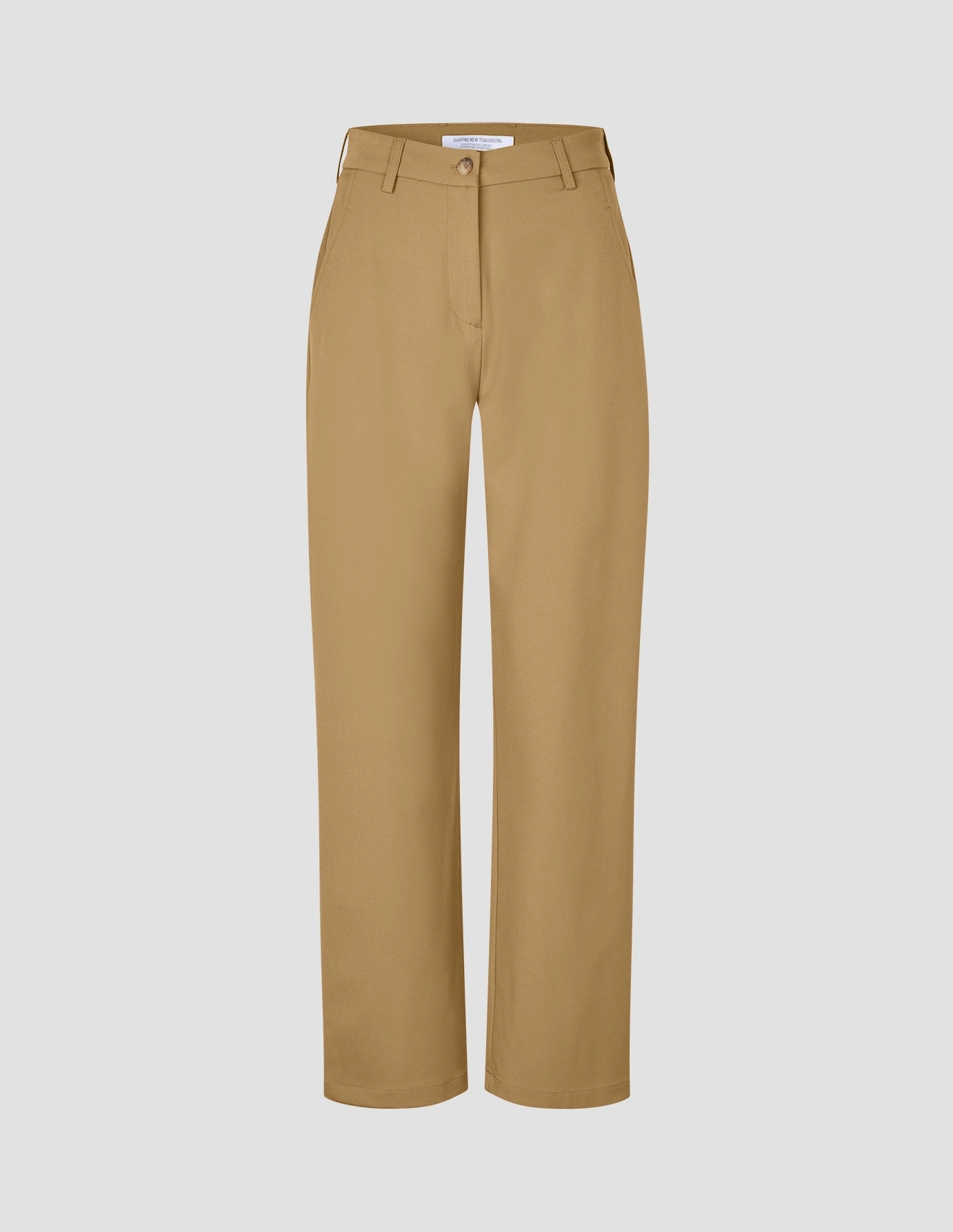 Essential Pants Straight Caramel