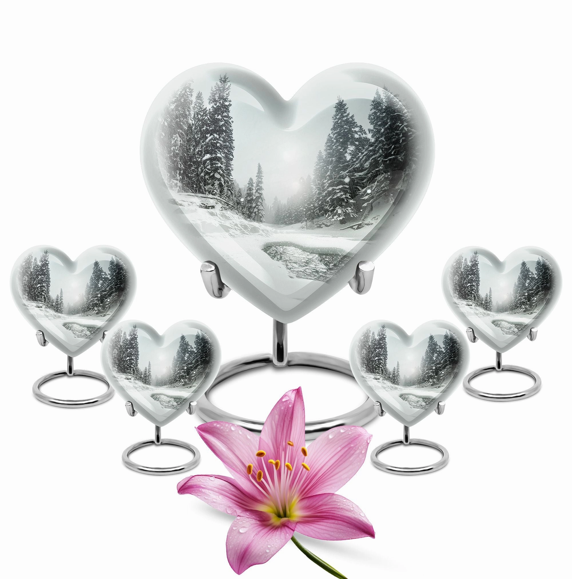 Eternal Snowflakes Urn: Resilient Funeral Tribute for Loved Ones