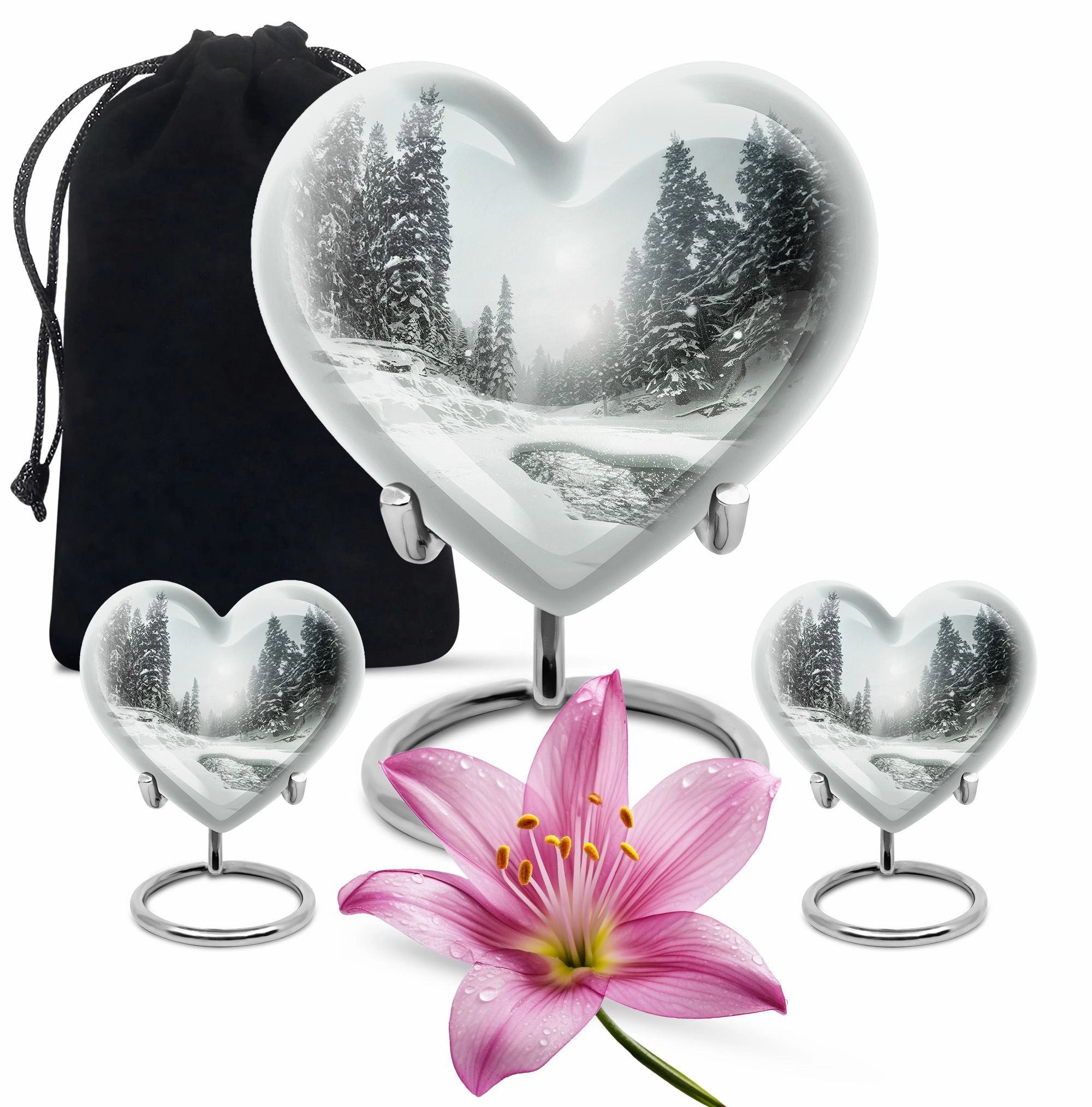Eternal Snowflakes Urn: Resilient Funeral Tribute for Loved Ones