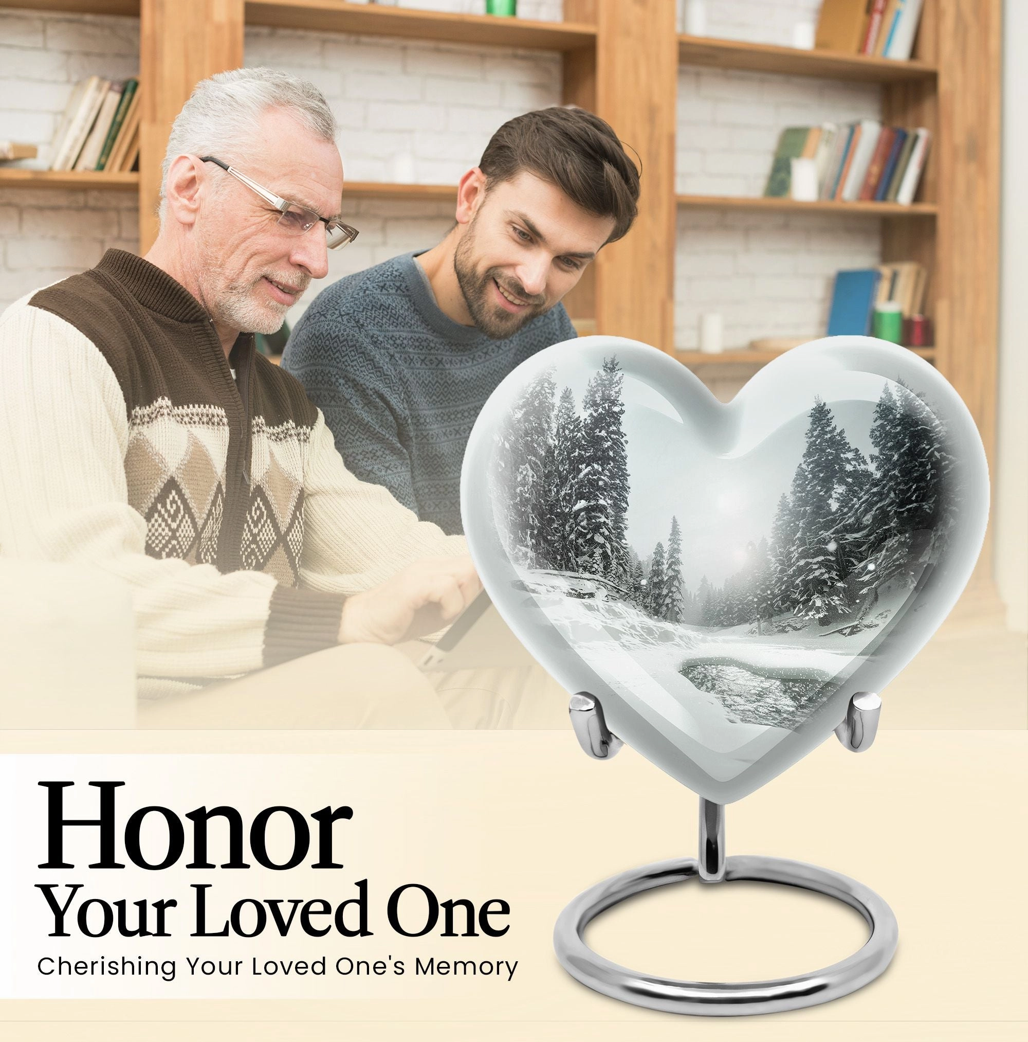 Eternal Snowflakes Urn: Resilient Funeral Tribute for Loved Ones