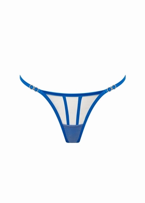 Etta Thong (Egyptian Blue/Sheer)