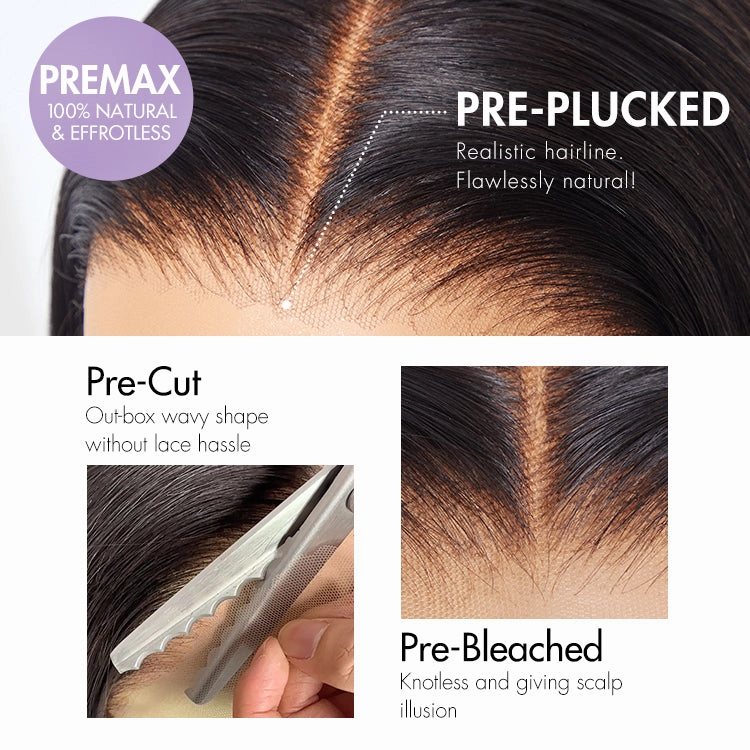 Exclusive Sale | Go Natural Ease | Soft Kinky Curly Glueless 5x5 Closure HD Lace Wig Ready to Go