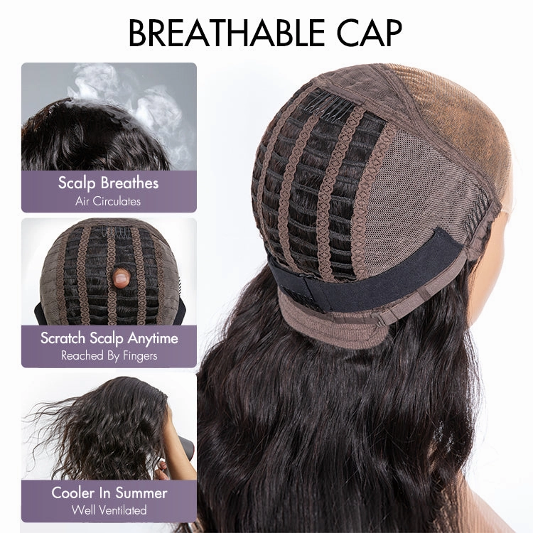 Exclusive Sale | Go Natural Ease | Soft Kinky Curly Glueless 5x5 Closure HD Lace Wig Ready to Go