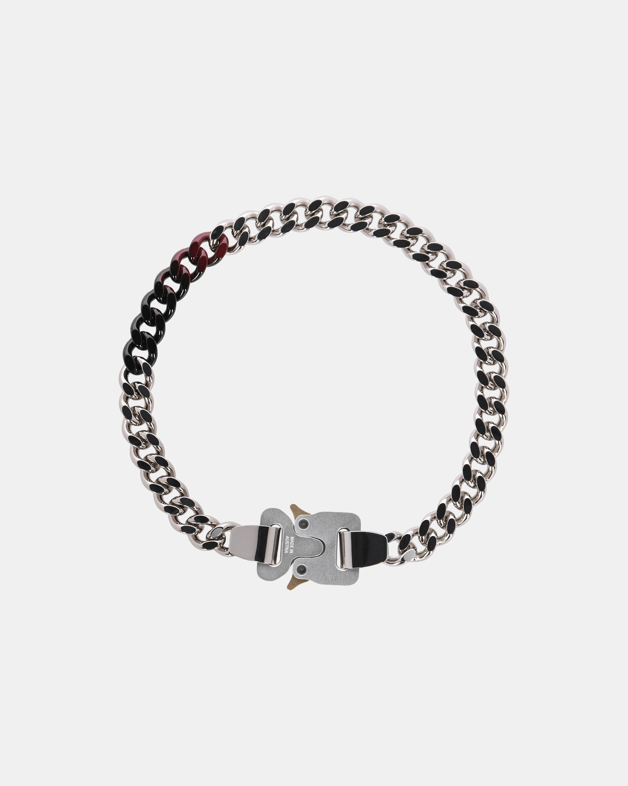 Exclusive Signature Buckle Necklace Red