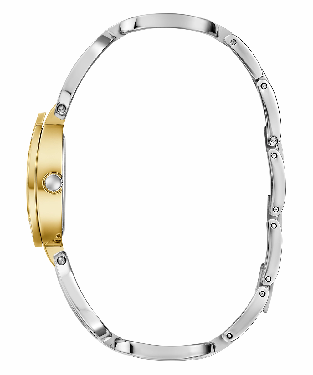 GUESS Ladies 2-Tone Gold Tone Analog Watch
