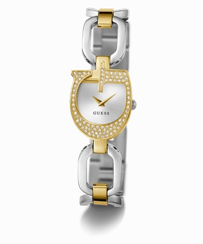 GUESS Ladies 2-Tone Gold Tone Analog Watch