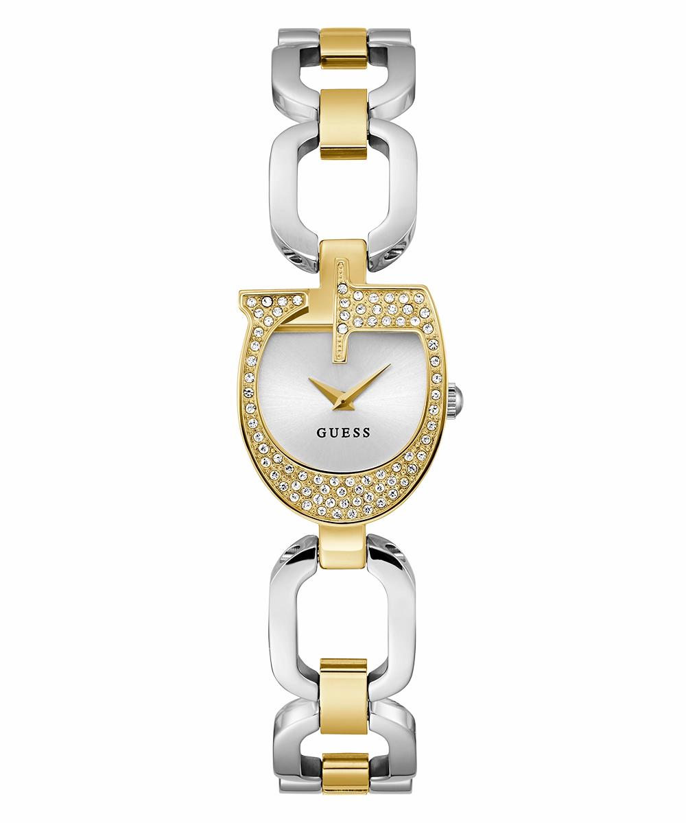 GUESS Ladies 2-Tone Gold Tone Analog Watch