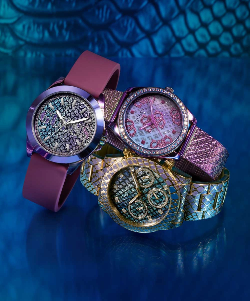 GUESS Ladies Iridescent Analog Watch