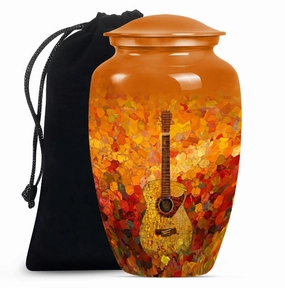 Guitar Tribute Cremation Urn: A Timeless Memorial for Adult Males