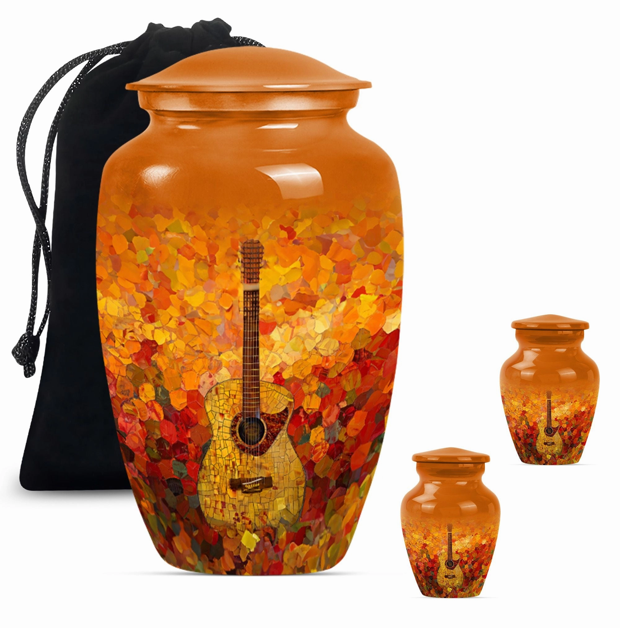 Guitar Tribute Cremation Urn: A Timeless Memorial for Adult Males