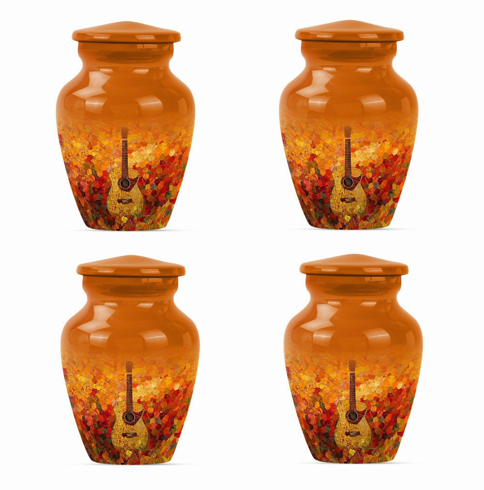 Guitar Tribute Cremation Urn: A Timeless Memorial for Adult Males