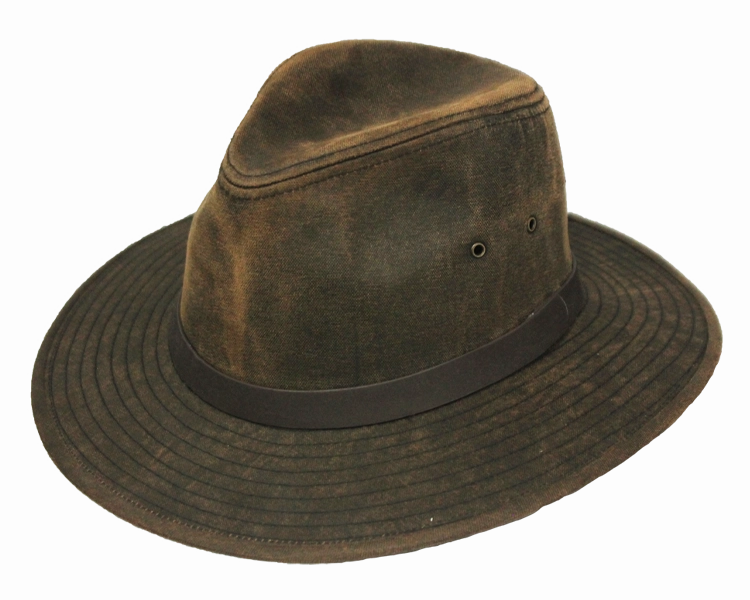 Henschel Hat Company | Ruston Waxed Cotton Safari Hat