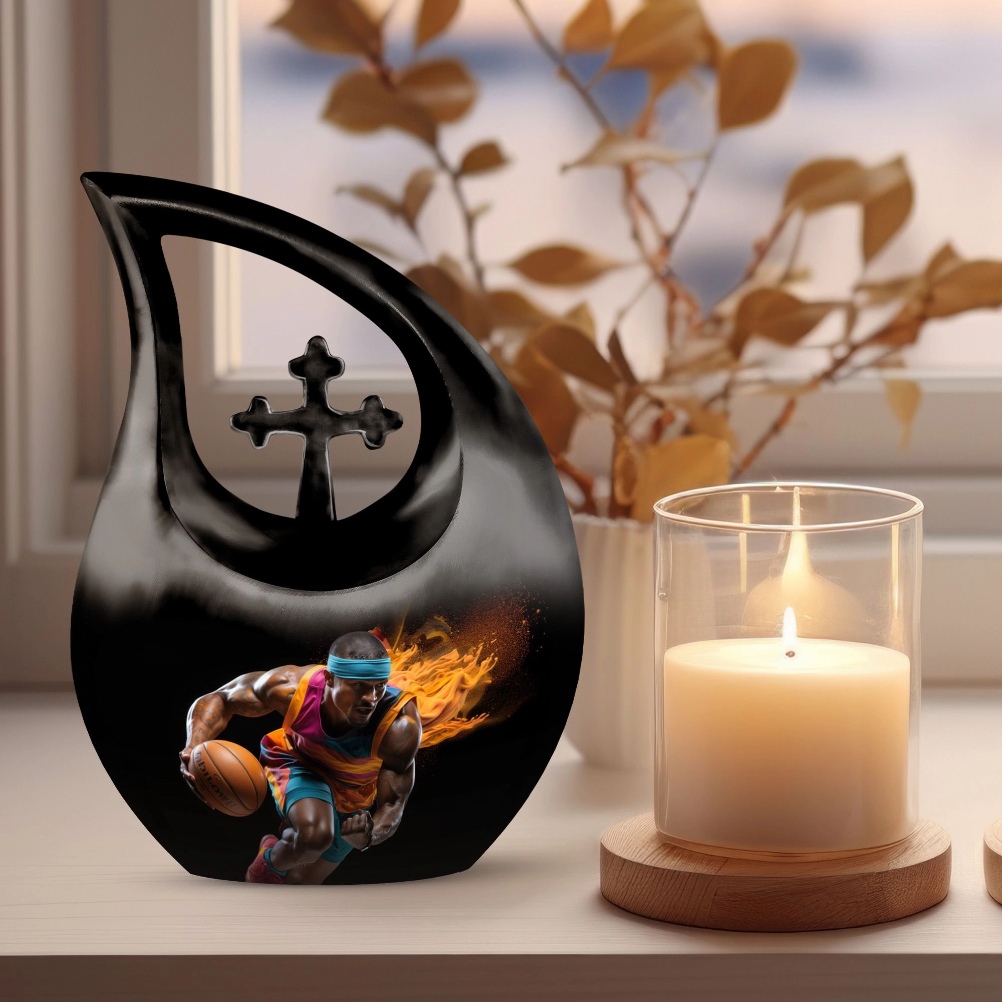 Honourable Pass Football Legacy Burial Urn  Affordable Memorial