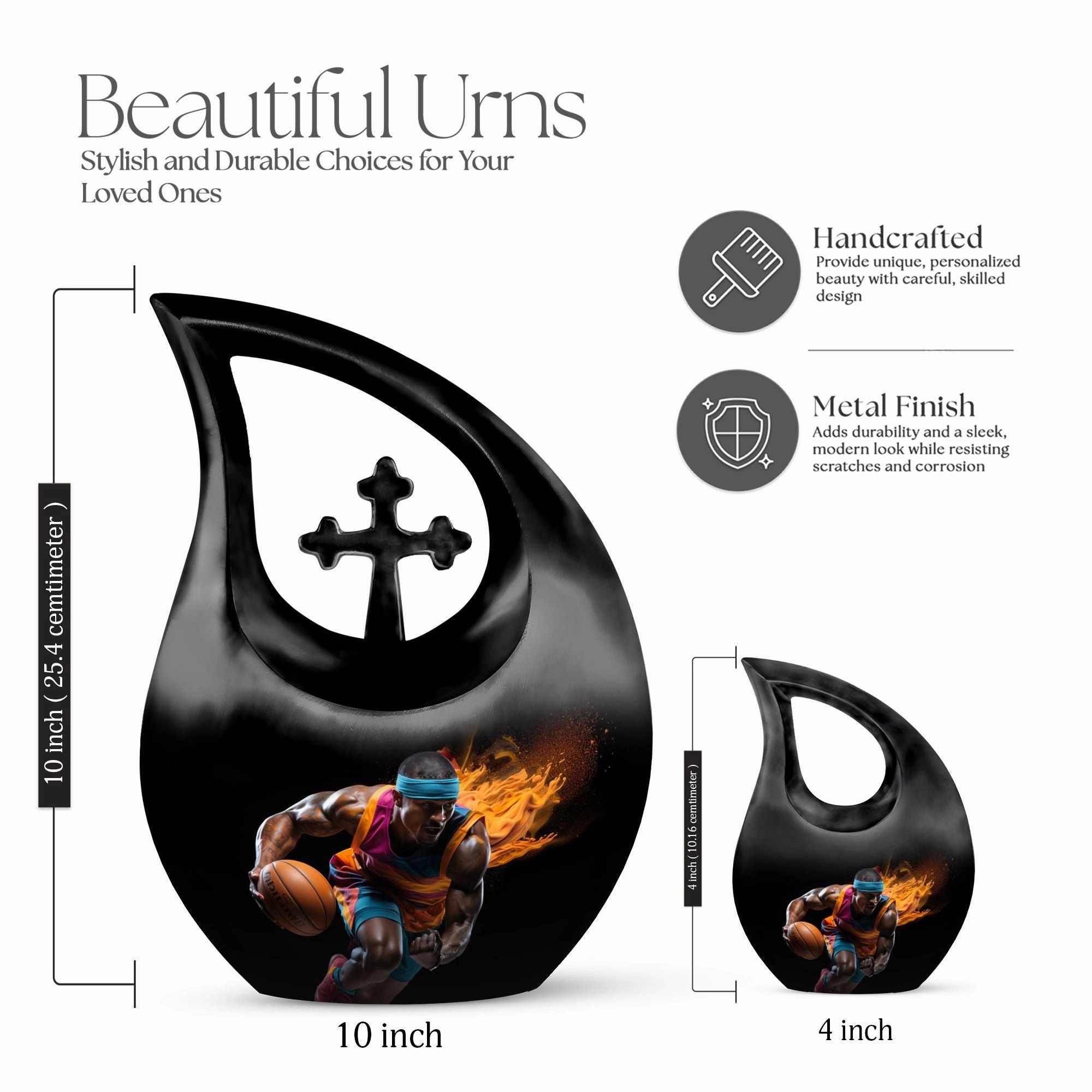 Honourable Pass Football Legacy Burial Urn  Affordable Memorial