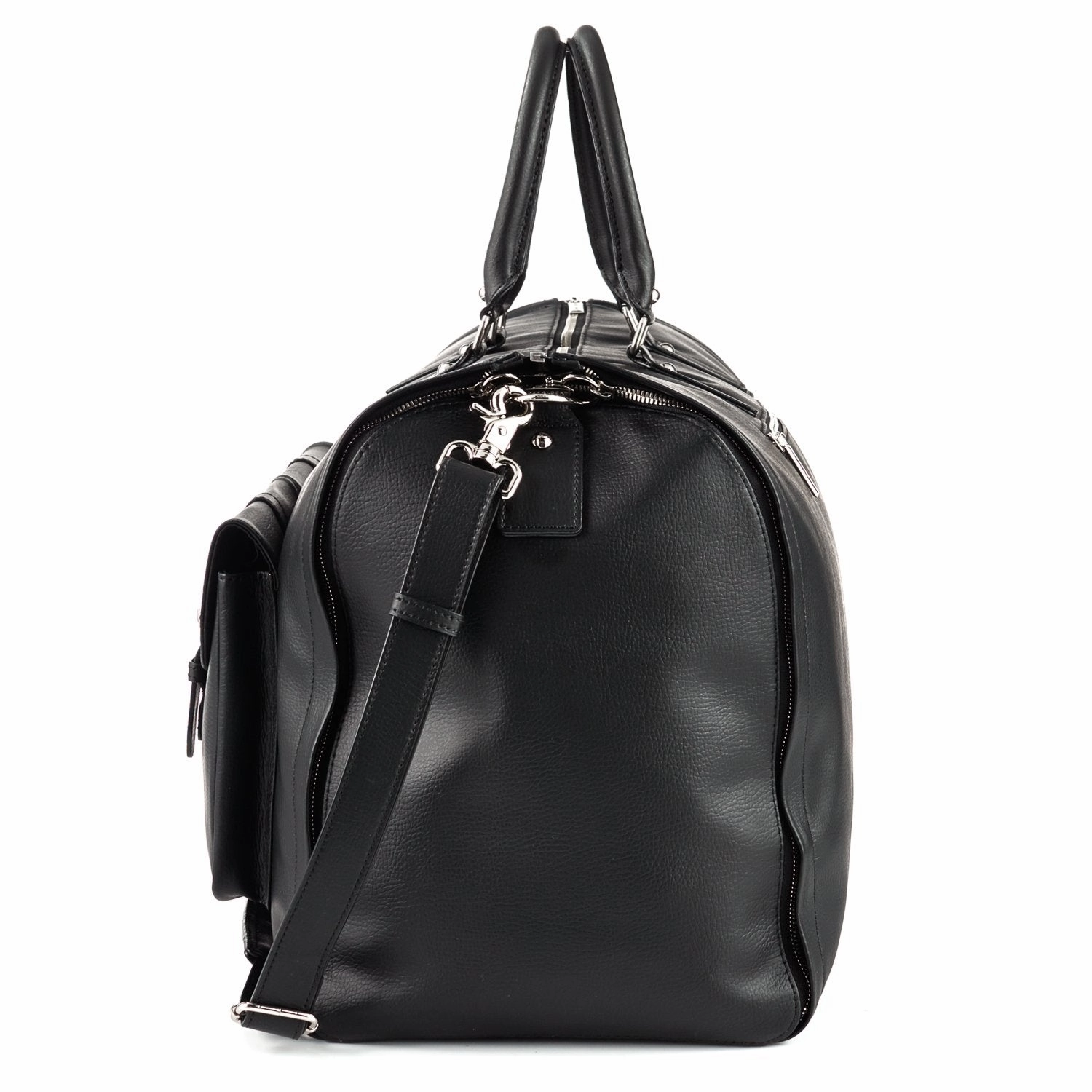Hook and Albert Men's Leather Garment Weekender Bag