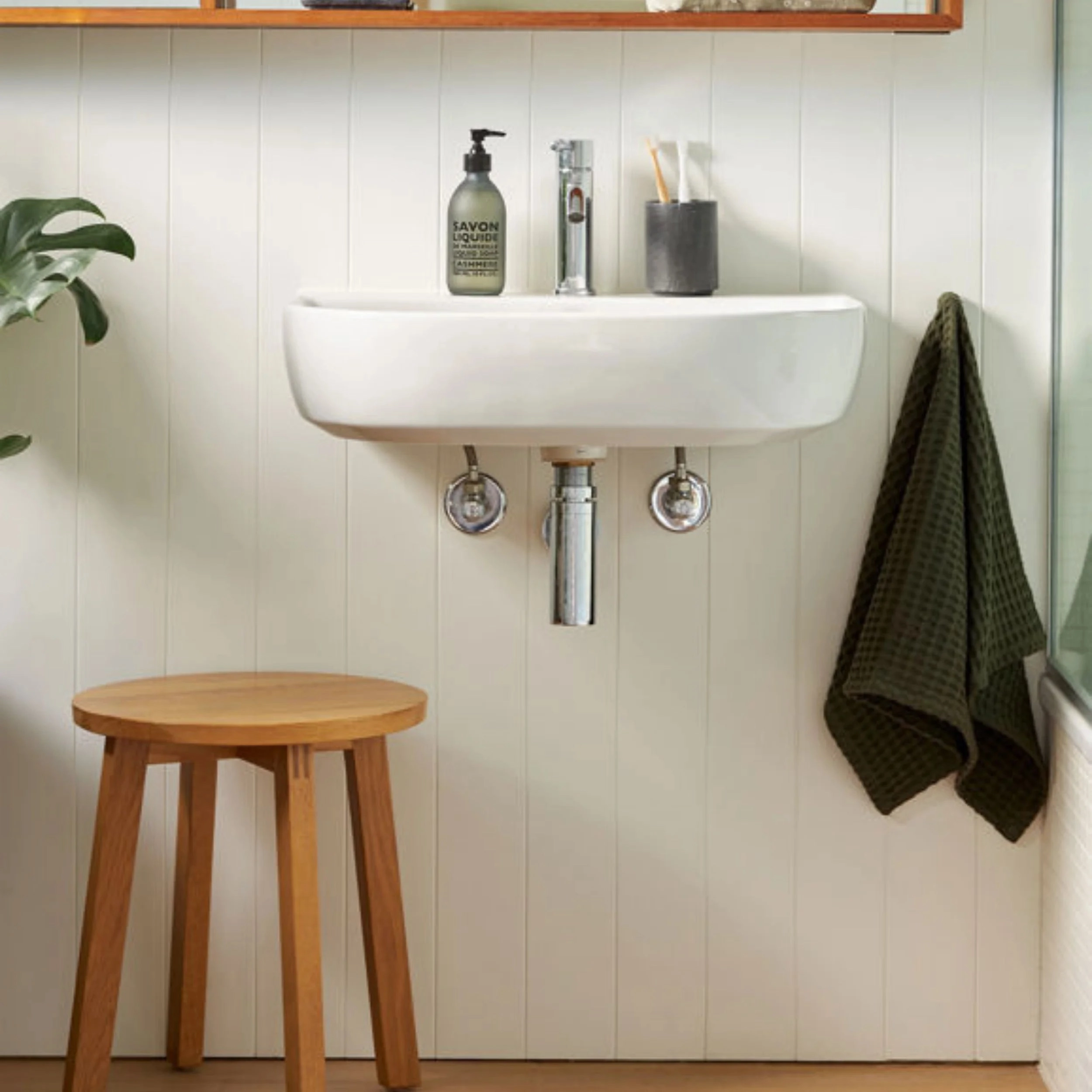 Hut Stool Low - Oak