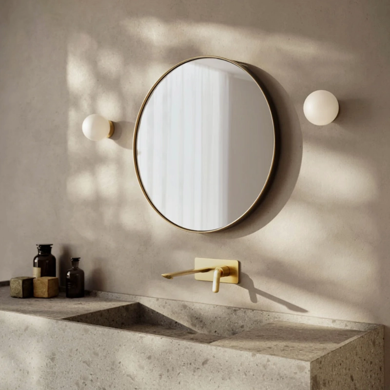 Italian Sphere Wall Light