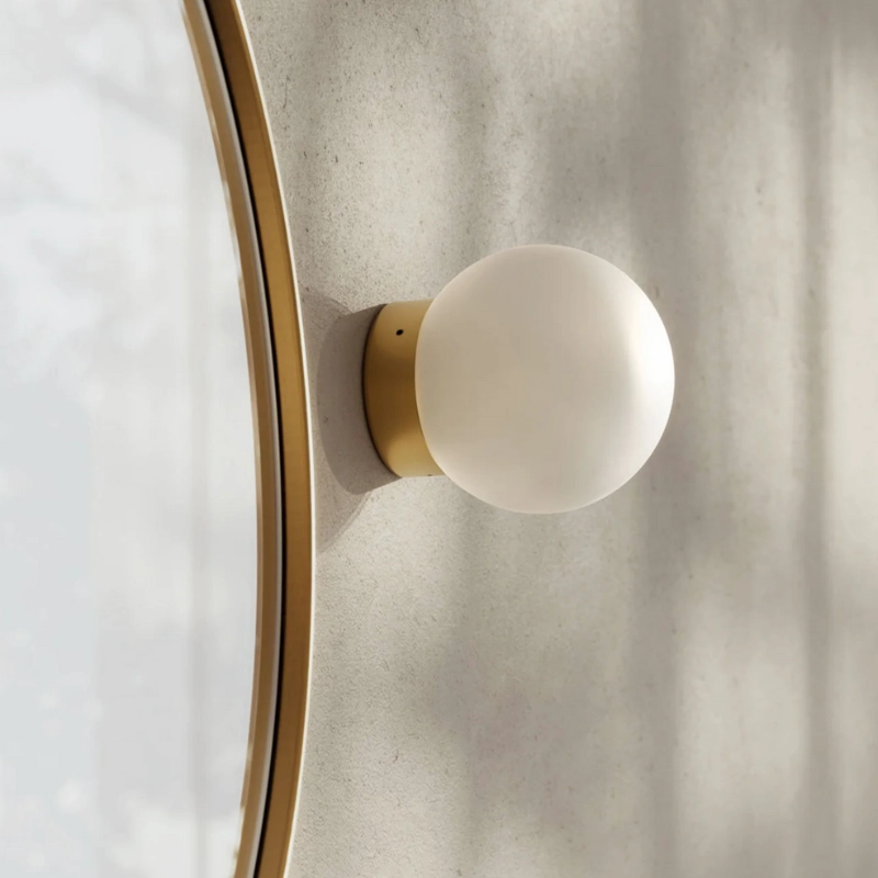 Italian Sphere Wall Light