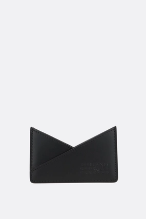 Japanese 6 card case in smooth leather
