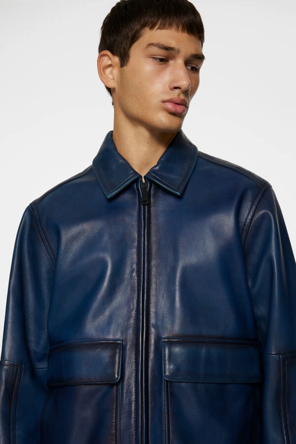 Jed Leather Party Jacket