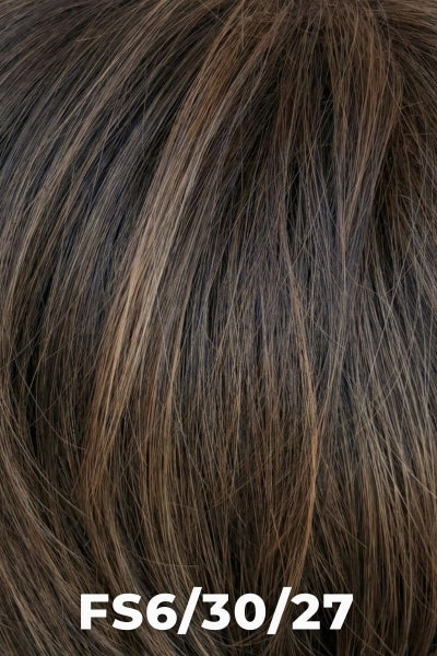 Jon Renau Toppers - Top Full HH 12" (#744) - Remy Human Hair