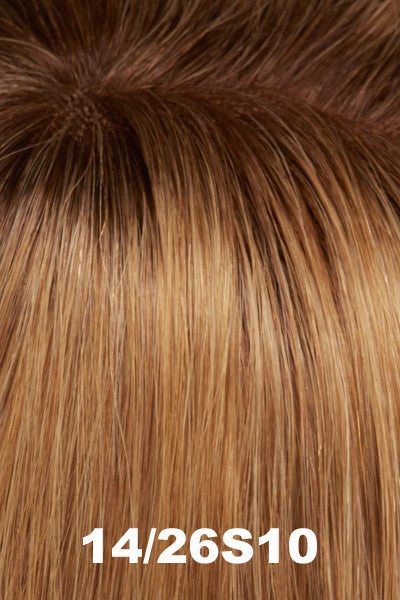 Jon Renau Toppers - Top Full HH 12" (#744) - Remy Human Hair