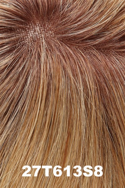 Jon Renau Toppers - Top Full HH 12" (#744) - Remy Human Hair