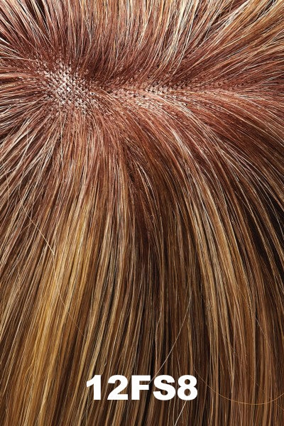 Jon Renau Toppers - Top Full HH 12" (#744) - Remy Human Hair