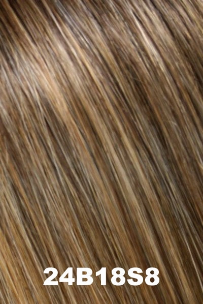 Jon Renau Toppers - Top Full HH 12" (#744) - Remy Human Hair