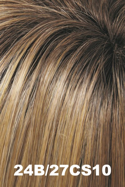 Jon Renau Toppers - Top Full HH 12" (#744) - Remy Human Hair