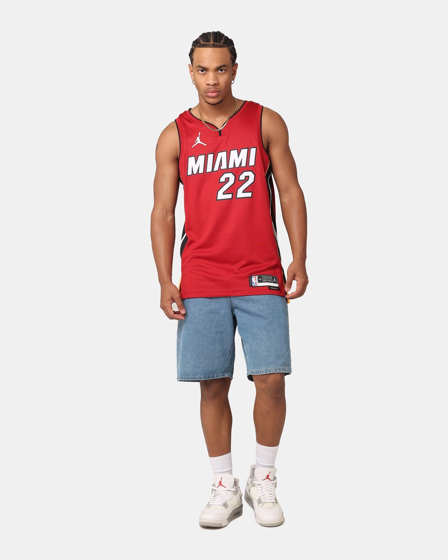 Jordan Miami Heat Jimmy Butler Statement Edition 2022/23 Dri-FIT Swingman Jersey Tough Red