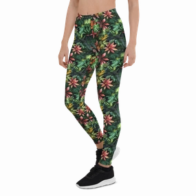 Jungle Flower Leggings