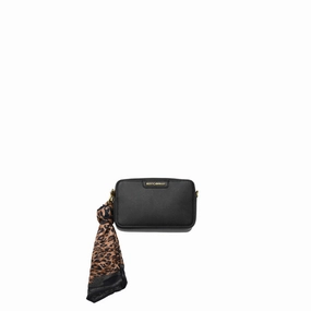 Just Cavalli Women's Leopard Print Scarf Crossbody Bag