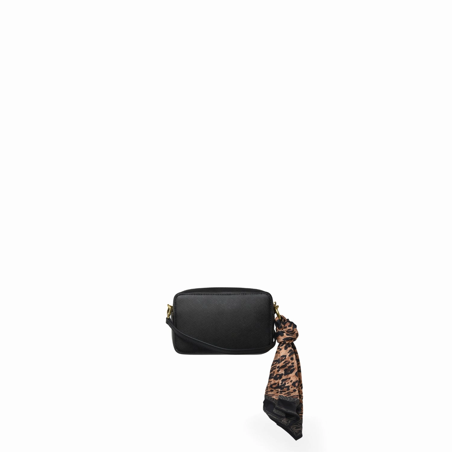 Just Cavalli Women's Leopard Print Scarf Crossbody Bag