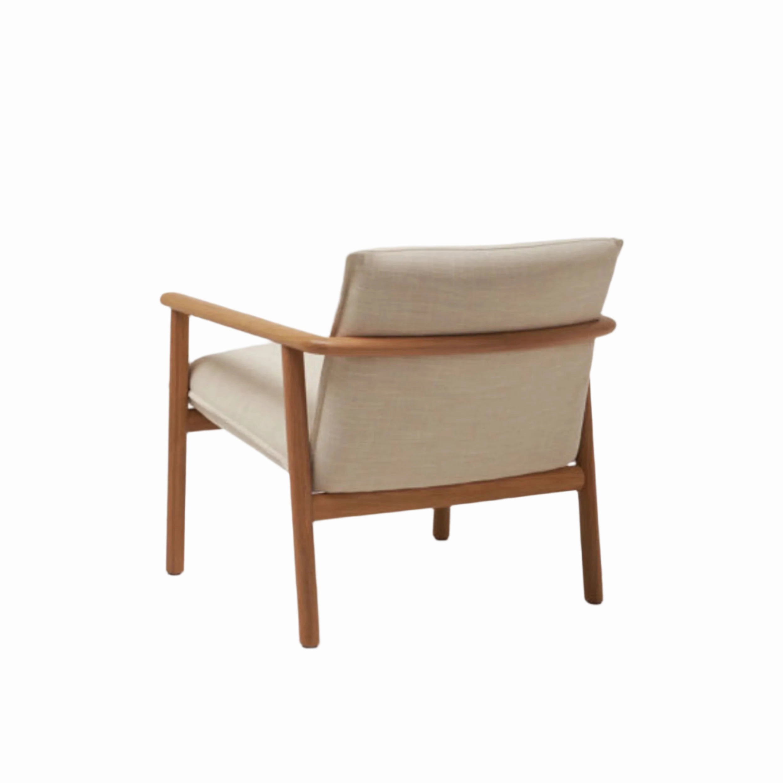 Label Armchair - Oak/Ecru