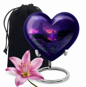 Lasting Remembrance Lotus Urn: Timeless Memorial Keepsake