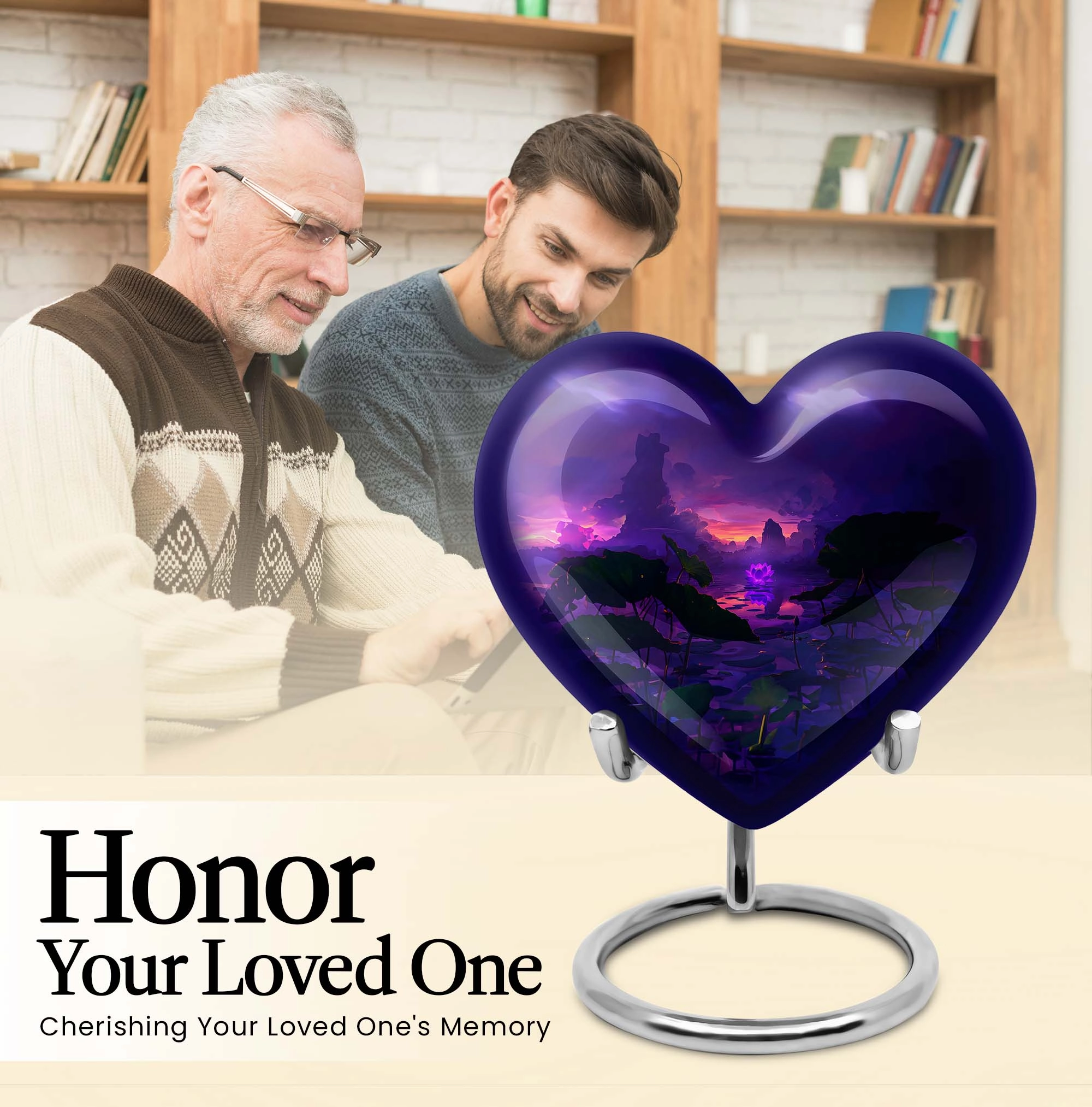 Lasting Remembrance Lotus Urn: Timeless Memorial Keepsake