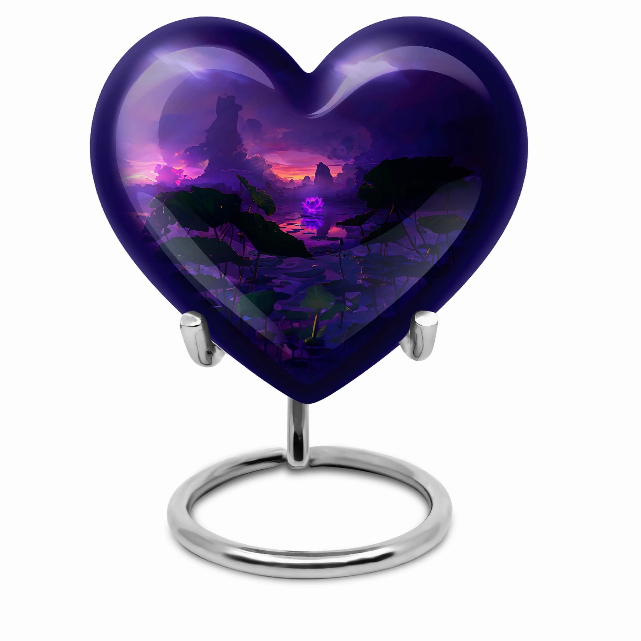 Lasting Remembrance Lotus Urn: Timeless Memorial Keepsake