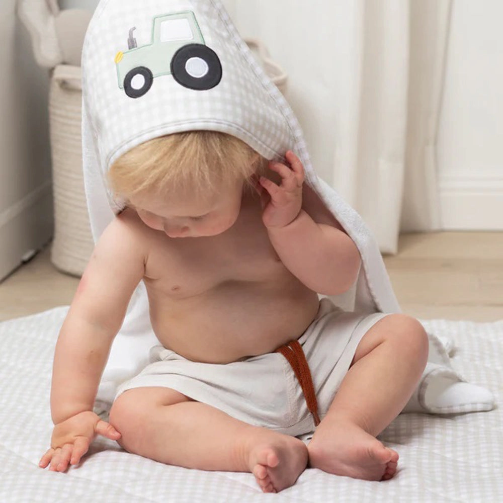 Living Textiles Hooded Towel Tractor Ride
