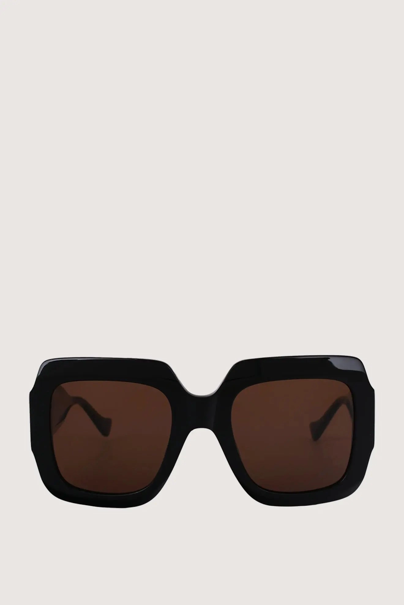 Liz Black Square Sunglasses	